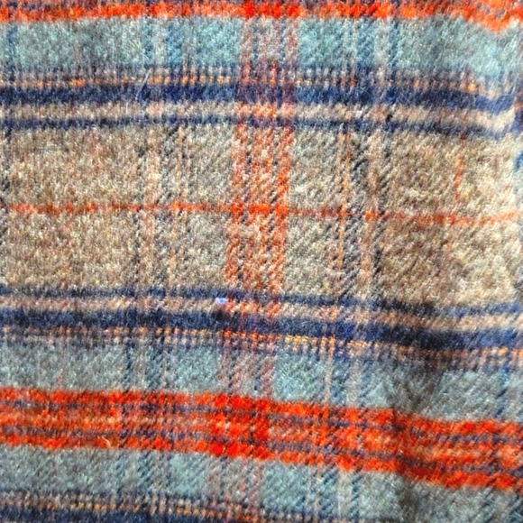 EUC Capacity Petites Wool Poly Cotton Blend Flannel Top Country Cold Weather Jac - Picture 8 of 8